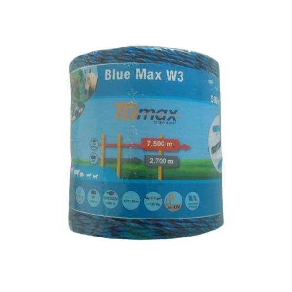 Slika žice Blue Max W3 v modri barvi na kolutu