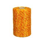 Slika oranžno rumene žice Farmer 3 inox lepo navite na kolutu