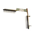 Stacionarna kotna krtača za govedo - kotna.