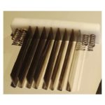 Noži za kockalnik slanine, pomični, navpični z vzmetjo