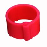 Obročki za označevanje kokoši rdeči