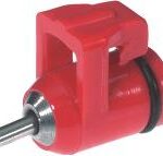 Rdeč napajalnik za perutnino kapljicni