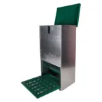 Krmilnik za perutnino z loputo proti mišim - slika 3