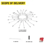 Zaščita proti kunam za žleb - slika 2