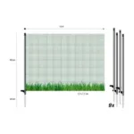 Mreža za perutnino in male živali ali vrt Flex - neelektrična - slika 2