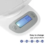 Digitalna, ABS, kuhinjska tehtnica, 5 kg - slika 2