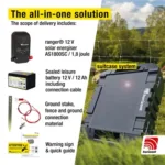 Kombinirani električni pastir Horizont Ranger® AS1800SC - slika 2