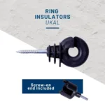 Okrogli izolator za trak ali žico Ukal Elite - slika 3