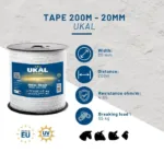 Električni trak Ukal Classic 20 mm - 200 m - slika 2