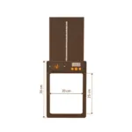 Avtomatska vrata za kokošnjak Chick'A - slika 2