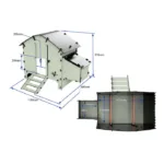 Kokošnjak za 4 kokoši, Harmony by Chick'A - slika 10