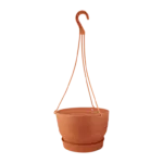 Viseči cvetlični lonec, z vgrajenim podstavkom in obešalom - slika 3