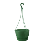 Viseči cvetlični lonec, z vgrajenim podstavkom in obešalom - slika 2