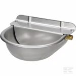 INOX Napajalnik za živali Kramp, s plovcem, 2,5 L