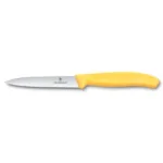 Nož za lupljenje in obrezovanje Victorinox, nazobčan, 10 cm, rumen