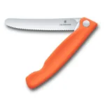 Piknik nož za rezanje klobas, paradižnika Victorinox, 11 cm, oranžen - slika 3
